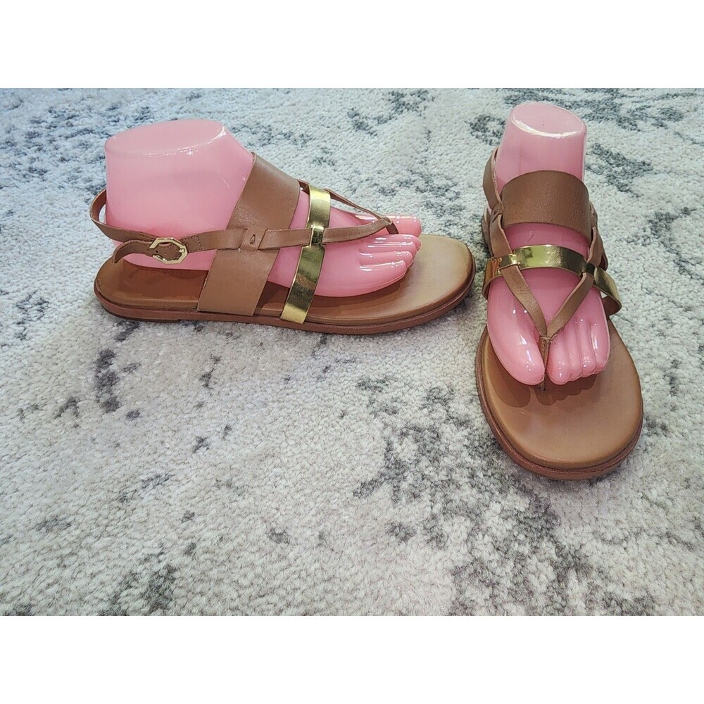 Cole Haan Brown Leather Strappy Buckle Sandals Women's Size 9.5B W19544